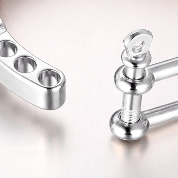 [New] Stainless Steel Bracelet Men - Picture 2 of 5